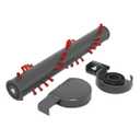 Replacement 1 Vacuum Roller and 2 Caps  Compatible with Dyson Part # 917391-01, 914123-01  Fits Dyson Models DC-25, DC25  by Think Crucial (2 Caps, 1 Roller)