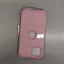 IDweel for iPhone 14 Plus Case with Screen Protector for Women Girls,Luxury 3 in 1 Shockproof Slim Fit Hybrid Heavy Duty Hard PC Cover Soft Silicone Bumper Full Body anti-Fingerprint Case,Glitter Pink