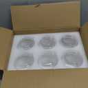 Meolibour Large Stemless Wine Glasses Set of 6, 17 Ounces Red & White Wine Glasses Tumbler for Party, Clear Drink Glasses, Ideal Wine Accessories Gift, Lead-free, Dishwasher Safe