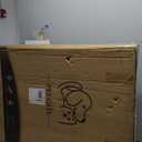 6 Panels Full Matel Freestanding Dog Gates with Door, 144"Extra Wide 36"Tall Free Standing Dog Pet Gate for Indoor & Outdoor. Foldable Pet Fences for Doorways, House, Stairs, Porch, Deck, Yard (Black)