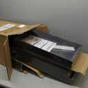 4 Pack Expandable Pull Out Cabinet Organizer 21"Deep With Raising Pad for Framed Cabinets,Upgrade 3 Slide Rails Slide Out Drawers,No Drill Roll Out Shelves,Adjustable Width 12.1"-20.4" Black