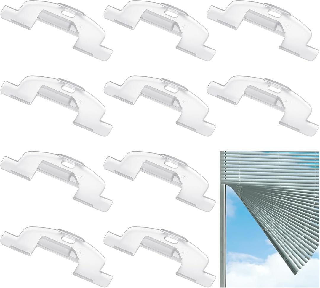 10 Pcs Lift Handle for Cordless Honeycomb Cellular Shades Blind Clips for Cordless Bali Blind Cellular Shades Handle