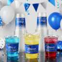 Blue and White Graduation Cups 2026, 48 Pack 16 oz Class of 2026 Plastic Cups, Disposable Grad Party Drinkware for High School College Celebrations