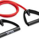 SPRI Xertube Resistance Bands with Handles  All Exercise Cords Sold Separately with Home Gym Workout Fitness Door Anchor Attachment Option (Medium)