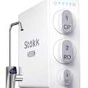 Stokk Tankless Reverse Osmosis System, 800 GPD Fast Flow Water Filter, NSF/ANSI 58&42, 8 Stage RO System, 3:1 Pure to Drain, Under Sink Tankless RO System, Smart Faucet, Reduce PFAS, S2 (White)