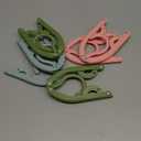 Travel Folding Hanger Household Multifunctional Portable Hanger (Blue Pink Green Beige)
