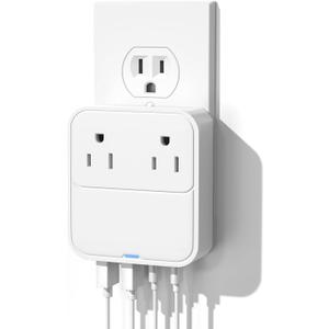 USB C Charger Block,Slim Flat Wall Charger Plug with 2 Outlet Ports,Multi USB C Charging Power Adapter for Home Travel Office School (20W)
