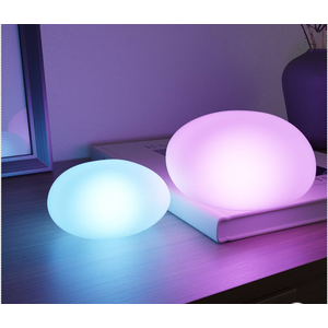 Globe 2 Pack Pebble Outdoor Tap Lights