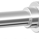 Shower Curtain Rod, 1" Diameter Heavy Duty Tension Shower Rod, Non Slip Adjustable 28-74 inch No Drilling Shower Curtain Rods Spring Tension For Bathroom, Shower Stall, No Rust, Silver