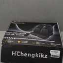 HChengkikz Car Seat Covers, Quilting Leather Seat Covers Full Set, Waterproof Faux Leather Automotive Seat Covers for Cars, Universal Car Seat Protectors Fit for Suvs, Trucks, Airbag Compatible