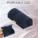 Small Travel Jewelry Box, Portable Jewelry Organizer Case for Women and Girls, Travel Essentials (Navy Blue)