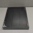 Kitchen Utensil Organizer Silverware Tray - Bamboo Flatware Organizer Expandable 5 Slots Multipurpose Silverware Organizer for Office Storage Garage Organization W13.7"-19.9" x L17.6" X H2.5" (Black)