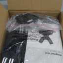 Adjustable Weighted Vest for Women Men, 4-10lb 11-20lb 20-32lb Weight Vest with 6 Ironsand Bags, Running Vest with Reflective Strips Adjustable Buckle Straps for Walking Strength Training (Black)