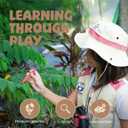 Kids Explorer Kit with Safari Vest, Hat & More - Kids Bug Catching Kit with Adventure Guide & Scavenger Hunt - Cute Dress-Up Zookeeper Costume & Safari Costume for 7-12 Year Old Boys Girls