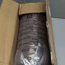 Amazon Basics Brushed Microfiber Quilt Set, Extra Soft with Natural Texture, 2-Piece,Twin/Twin XL, Brown