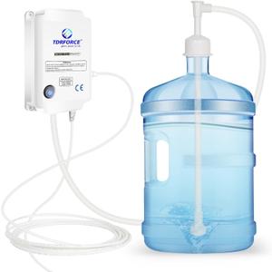 TDRFORCE 5 Gallon Water delivery Bottle Pump Electric Bottled Water Dispensing Pump System Automatic Water Dispenser Distiller Bomba electrica de agua para botellon Bomba para dispensador de agua