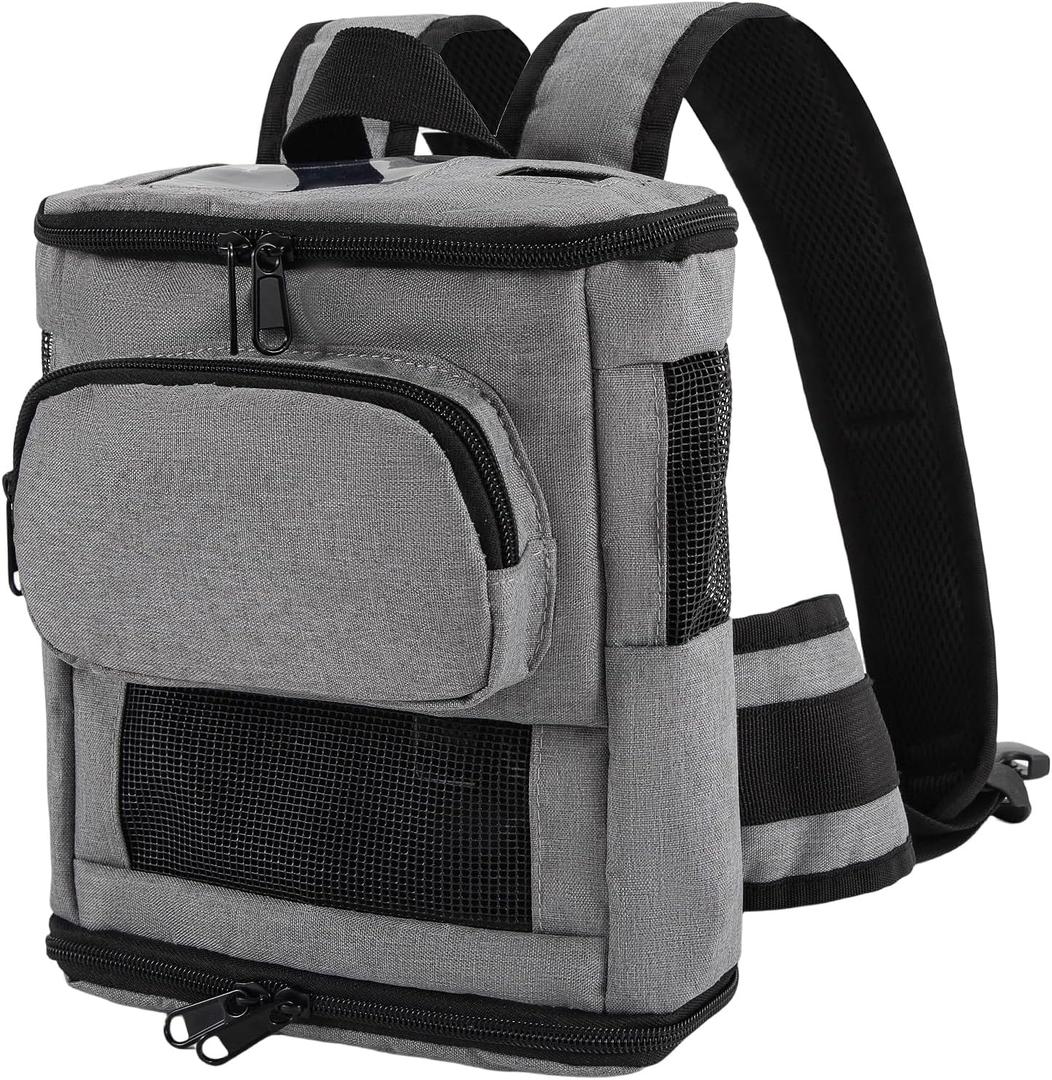 Portable Oxygen Concentrator Backpack Fit for Inogen One G5 & Inogen Rove 6,Lightweight Shoulder Bag Carry Bag with Adjustable Shoulder Straps for Oxygen Concentrator G5 Rove 6 Accessories(Bag Only)