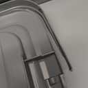 Amazon Basics Plastic Storage Containers with Secure Latching Lids, Stackable Organization Bins, Clear/Grey, 32 Quart, Set of 6