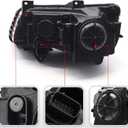 Halogen Headlight Assembly Compatible with Chrysler 300 300C 2015 2016 2017 2018 Headlamp with White Bezel Replacement Right Passenger Side RH 68214382AD CH2503269