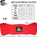 SAWANS Bench Press Sling Power Weight lifting Training Fitness Increase Strength Push Up Gym Workout