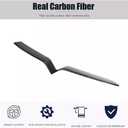 Front Grille Insert Trim Compatible With Tesla Model X 2020 2019 2018 2017 2016 Front Center Mesh Grille Grill Cover(Carbon Fiber)