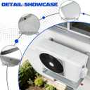 Plastic Condensation Water Drainage Tray,Air Conditioner Drip Tray Condensate Drain Pan,Portable Air Conditioner Drip Tray,Includes Drain Hose and Clamp,Universal Air Conditioner Drain Kit (1-2P)
