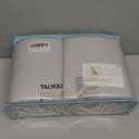 TillYou Microfiber Reversible Crib Cover for Long Rail Gray White 51"x 7" Inches