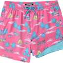 CoozySphere Boys Swim Trunks with Compression Liner Size 10-12 Swimming Shorts Quick Dry Bathing Suit