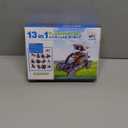 STEM 13-in-1 Education Solar Robot Toys for Age 8-12, DIY Building Science Experiment Robots Kit Birthday Gifts for 8 9 10 11 12 Years Old Boys Girls Kids Teens, Solar Powered by The Sun (Orange)