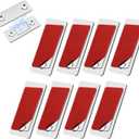 Quiet Magnetic Door Catch, Using Noise Free, Magnetic Cabinet Door Catch Quiet, Quiet Magnetic Catch for Sliding Door, Punch-Free, Invisible Anti-Collision Door (8 Sets)