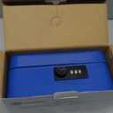 Jssmst Medium Cash Box with Combination Lock-Durable Metal Cash Box with Money Tray Blue, 7.87 x 6.3 x 3.35 inches, CB0702M