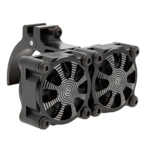 DKKY RC Motor Cooling Fan Heatsink 18000RPM 36mm for ARRMA Axial Traxxas 1/6 1/8 1/10 RC Models with 3650 Motor (Black)