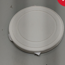 Diatomaceous Earth Plant Saucer for Indoor, 2 Pack 6 inch, Instant Dry Pot Saucer, Plant Drip & Drainage Tray for Indoor, Off White