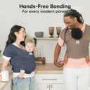 Baby Wrap Carrier - All in 1 Original Baby Carrier Newborn to Toddler Sling, Easy to Wear, Hands Free Bonding, Lightweight, Breathable Infant Wraps (Planets)