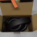 RORSOU R10 Over-Ear Headphones with Microphone, Lightweight Folding Stereo Bass Headset with 1.5M No-Tangle Cord, Portable Wired Headphones for Smartphone Tablet Computer MP3 / 4 (Black)