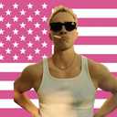 Rafe Cameron pink American Flag 3x5 Ft Outdoor Indoor,Drew USA Starky Tapestry Wall Hanging for Bedroom Living Room Dorm Home Decor