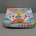 Air Dry Clay Kit for Kids, Modeling Clay for Kids, DIY Model Magic Clay Non-Sticky Soft & Ultra Light with Sculpting Tools, Birthday Christmas Gift for Boys Girls Ages 3 4 5 6 7 8+ (Multicolor)