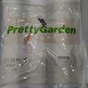 2 x PRETTYGARDEN Women's 2025 Summer Long Sleeve Henley T Shirts Ribbed Knit Button Slim Fitted Basic Casual Going Out Fall Tops (White, M)