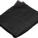 PATIKIL 47.2" x 39.4" Air Conditioner Air Filter Material, Plastic Dustproof Filtering Mesh Screen Replacement for Air Conditioning, Black