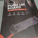 Push Up Board,Home Gym,Portable Exercise Equipment,Pilates Bar and 20 Fitness Accessories with Resistance Bands and Ab Roller Wheel,Full Body Workout at Home (Black)