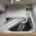 2 in 1 Dual-use Floor & Desktop Book Stand White, 19.6-54 Inch Height Adjustable, for Bible Stand Music Holder Podium Recipe Cookbook, Foldable Book Holder for Reading with Page Clips