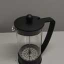 Bodum 34oz Brazil French Press Coffee Maker, HighHeat Borosilicate Glass, Black  Made in Portugal