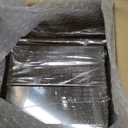 DaYammi 200Pcs Gold Dessert Plates Including 100Pcs Appetizer Plates 6",100Pcs Plastic Forks 5.7",Gold Glitter Plastic Square Plate for Party,Gold Salad Plate and Cake Forks for Christmas Wedding