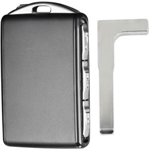 Key Fob Shell Case Replacement Fit for Volvo XC90 2016-2024 S90 2017-2024 V90 2017-2021 XC60 2018-2024 XC40 2019-2024 V60 2020 Replace YG0HUF8423 4008C-HUF8423