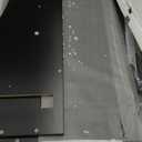 L Shaped Gaming Desk with Power Outlet and LED Light, 47 inch Reversible Computer Desk with CPU Stand, Monitor Stand, Drawer, Home Office Desk Table for living Room, Bedroom Carbon Fiber Black