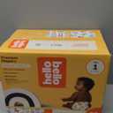 Hello Bello Premium Diapers Size 1, Balloon Buddies & Crosshatch Cuties Designs, 82ct Club Box