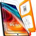 TOCOL for Samsung Galaxy S25 Ultra Screen Protector [9H Hardness] [Military Grade Shatterproof] HD Tempered Glass 2 Pack