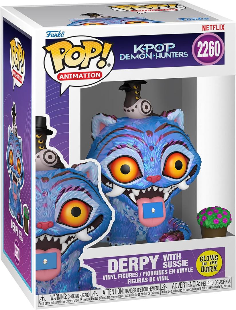 Funko Pop! Animation: Kpop Demon Hunters - Derpy with Sussie - Collectable Vinyl Figure - Gift Idea - Official Merchandise - Toys for Kids & Adults - TV Fans