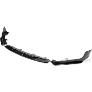 ALMULOO Front Bumper Lip Splitter Spoiler Compatible with 2018-2020 Honda Accord Sedan Gloss Black PP Plastic