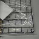 YBING Thread Holder Wall 54 Spools Thread Rack Embroidery Spool Thread Organizer Wall Mounted with Hanging Tools for Quilting Black Metal